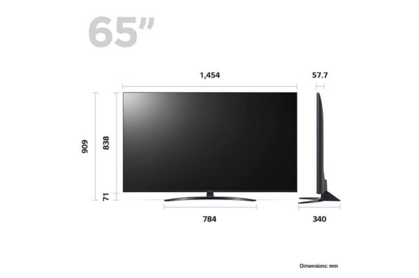 LG 65″ 4K Ultra HD LED TV – 65UR81006LJ.AEK