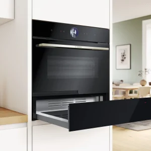 Bosch Series 8 Warming drawer 60 x 14 cm Black – BIC7101B1B