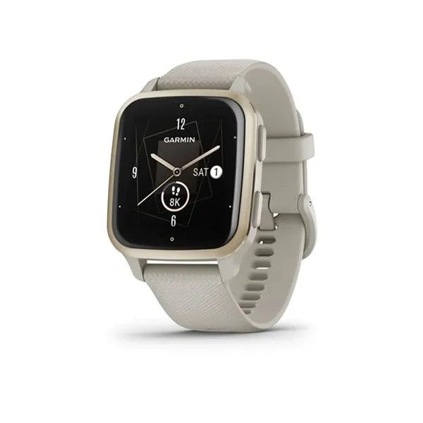 Garmin Venu Sq 2 Music Grey and Cream Gold - 010-02700-12