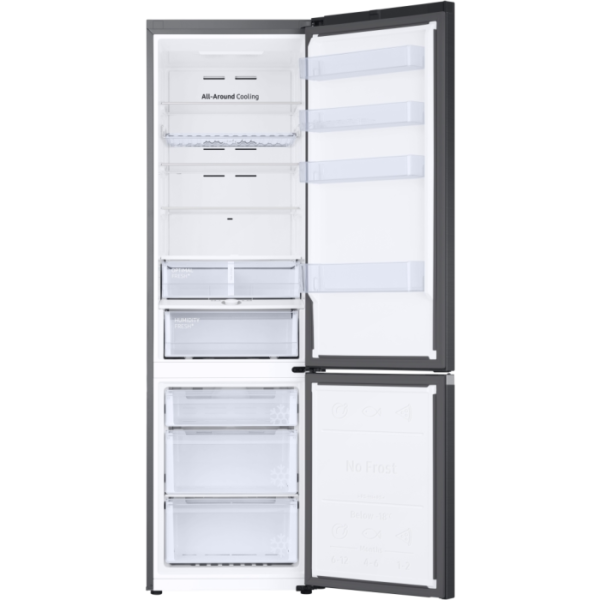 Samsung Series 5 Freestanding Fridge Freezer | Black Steel-RB38C605DB1/EU