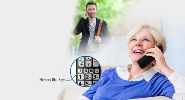 Panasonic KX-TGE112 Double Pack Cordless Phone - Image 3