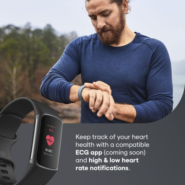 Fitbit Charge 5 Graphite/Black FB421BKBK - Image 3