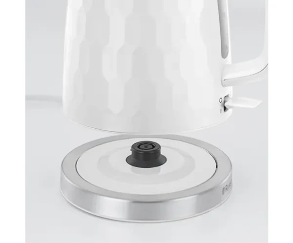 Russell Hobbs Honeycomb White Kettle 26050 - Image 4