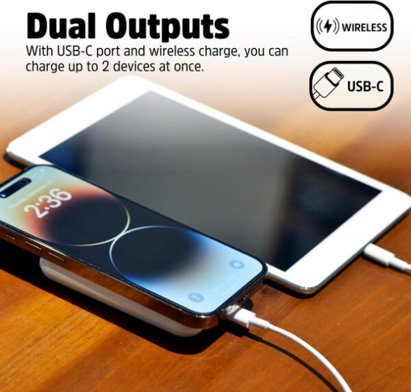 Energizer 5000mAh Magnet Wireless Power Bank QM5000-WE - Image 3