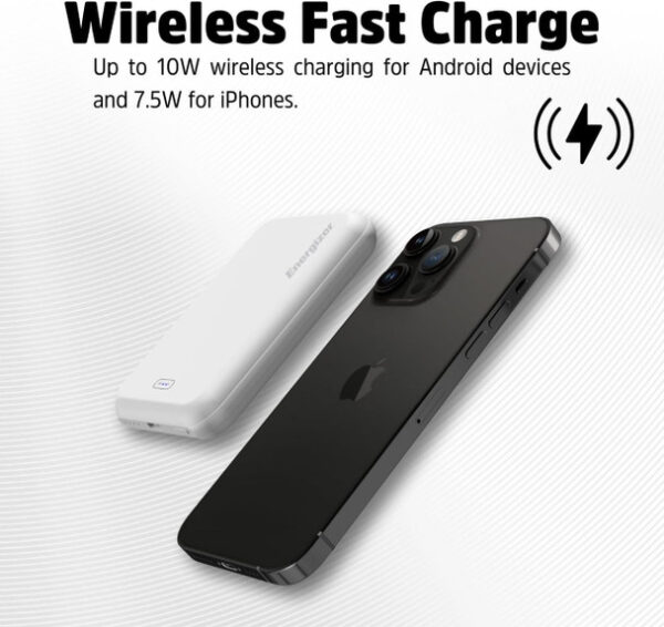 Energizer 5000mAh Magnet Wireless Power Bank QM5000-WE - Image 4
