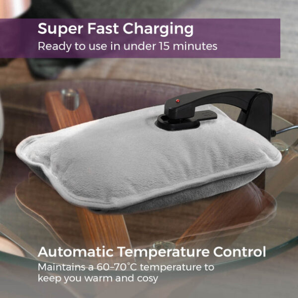 Warmnite Rechargeable Hot Water Bottle WN46000GRY - Image 2
