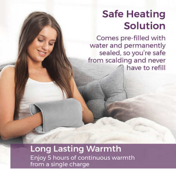 Warmnite Rechargeable Hot Water Bottle WN46000GRY - Image 5