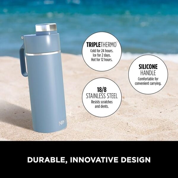 Ninja Thirsti 700 ml Travel Bottle – Blue DW2401EUUKBL - Image 3