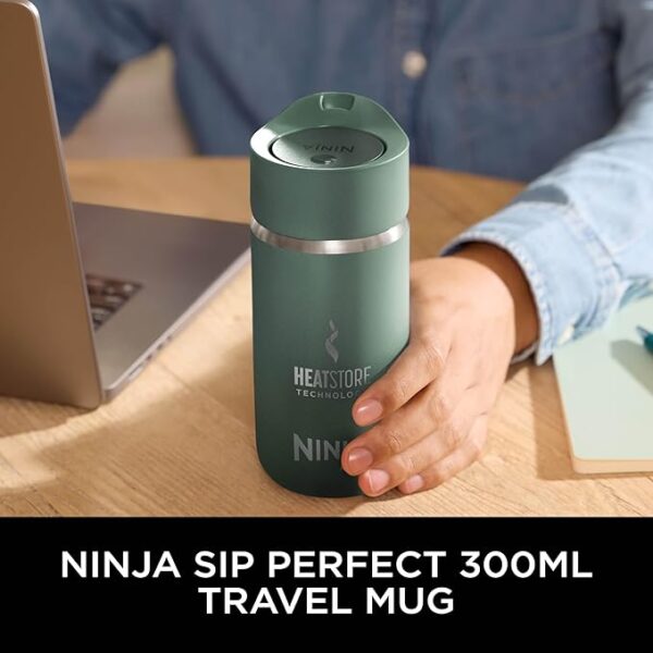 Ninja 300 ml Sip Perfect Travel Mug Green DW1203EUUKGN - Image 7