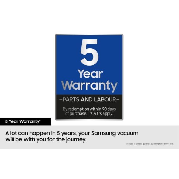 Samsung Jet 85 Complete Cordless Stick Vacuum Cleaner with Pet Tool Midnight Blue VS20C8524TB/EU - Image 6