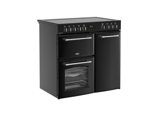 BELLING 90CM ELECTRIC FARMHOUSE BLACK - FH90EBLK - Image 4